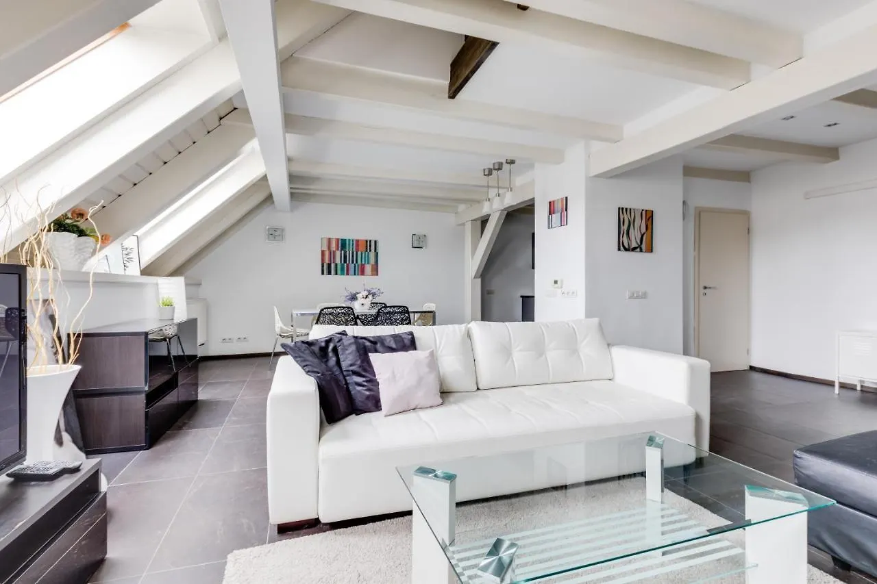 아파트 Spacious Stylish Attic In The Heart Of The Center - Karlovo 프라하