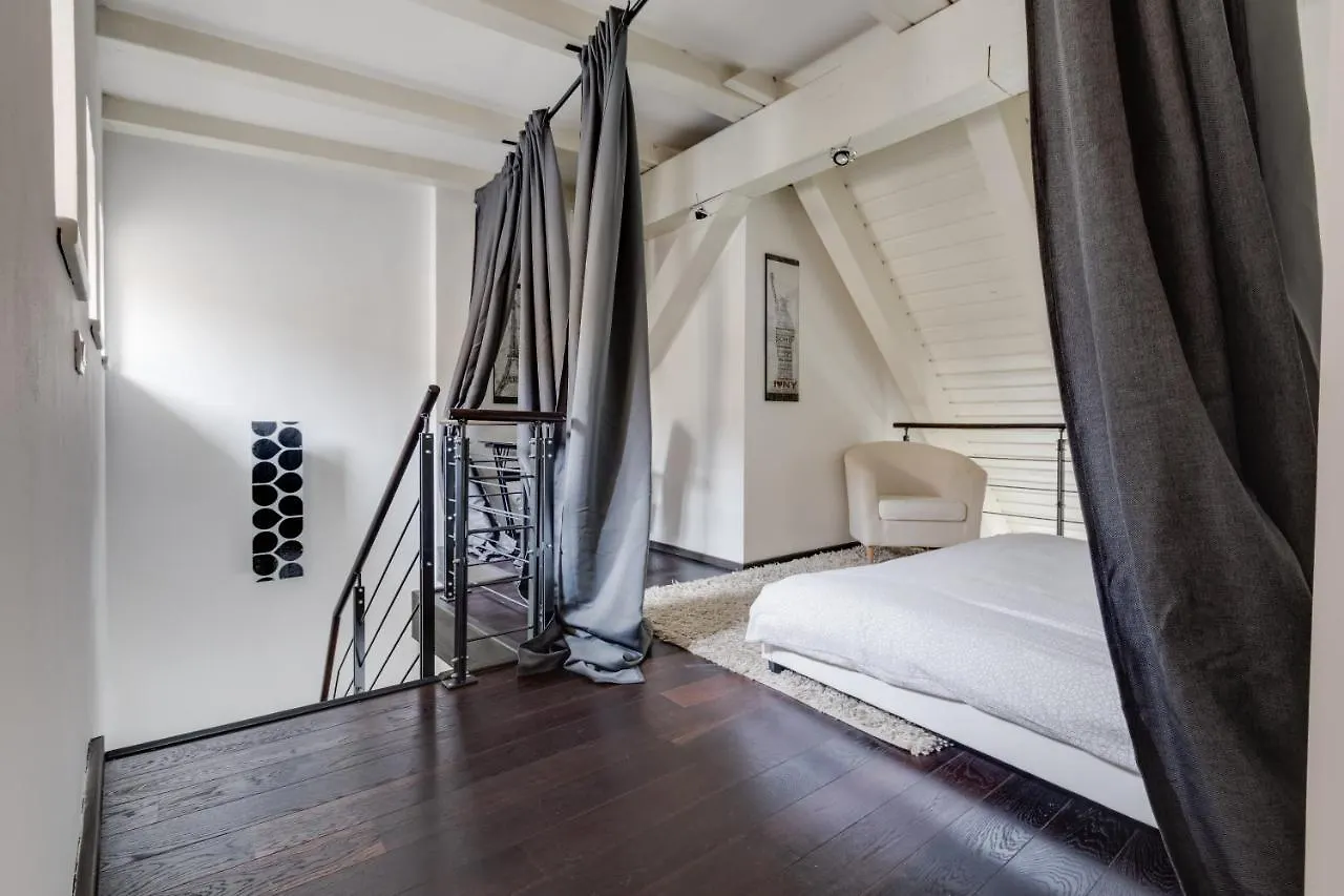 Spacious Stylish Attic In The Heart Of The Center - Karlovo Praag 0*,