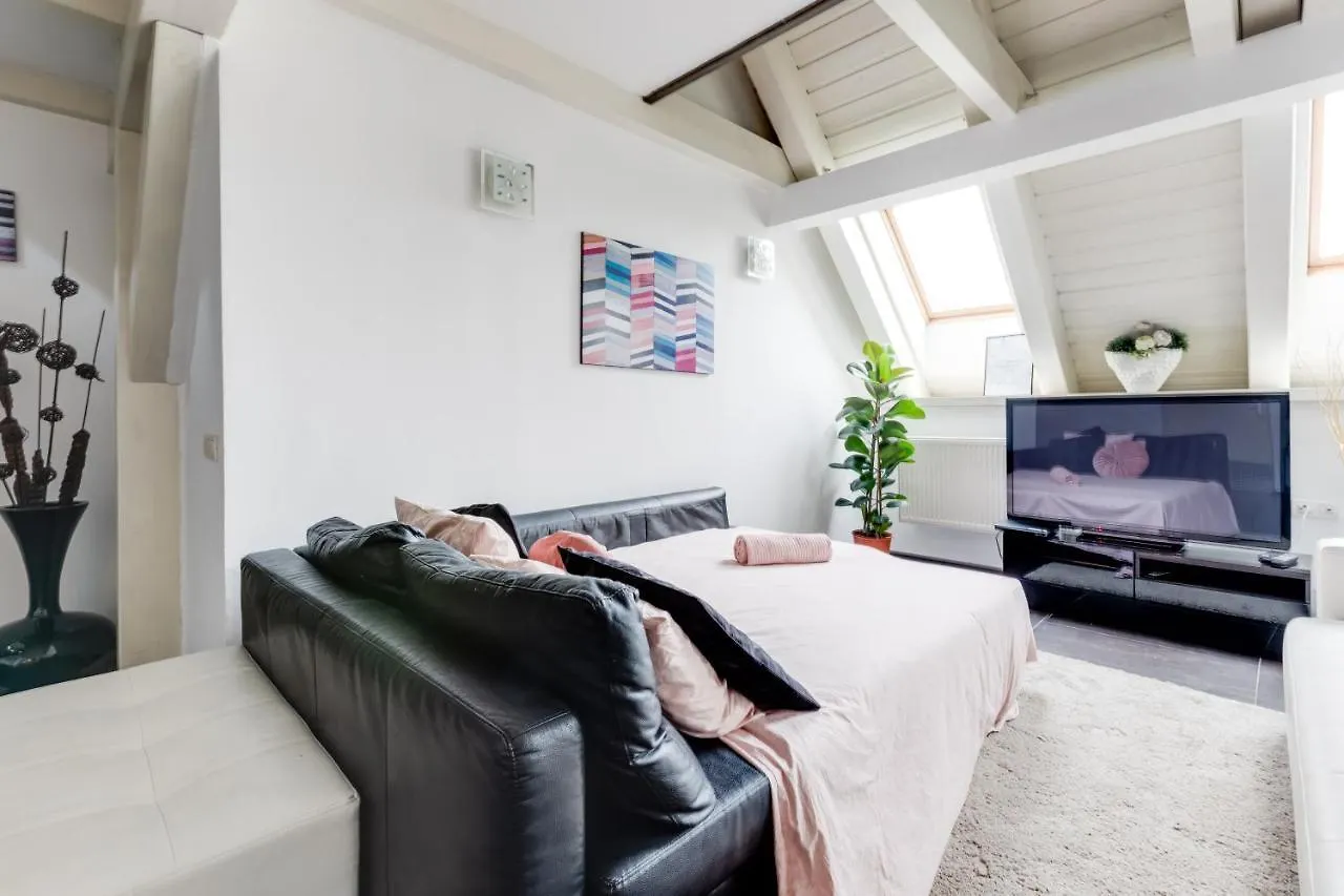 Spacious Stylish Attic In The Heart Of The Center - Karlovo براغ شقة