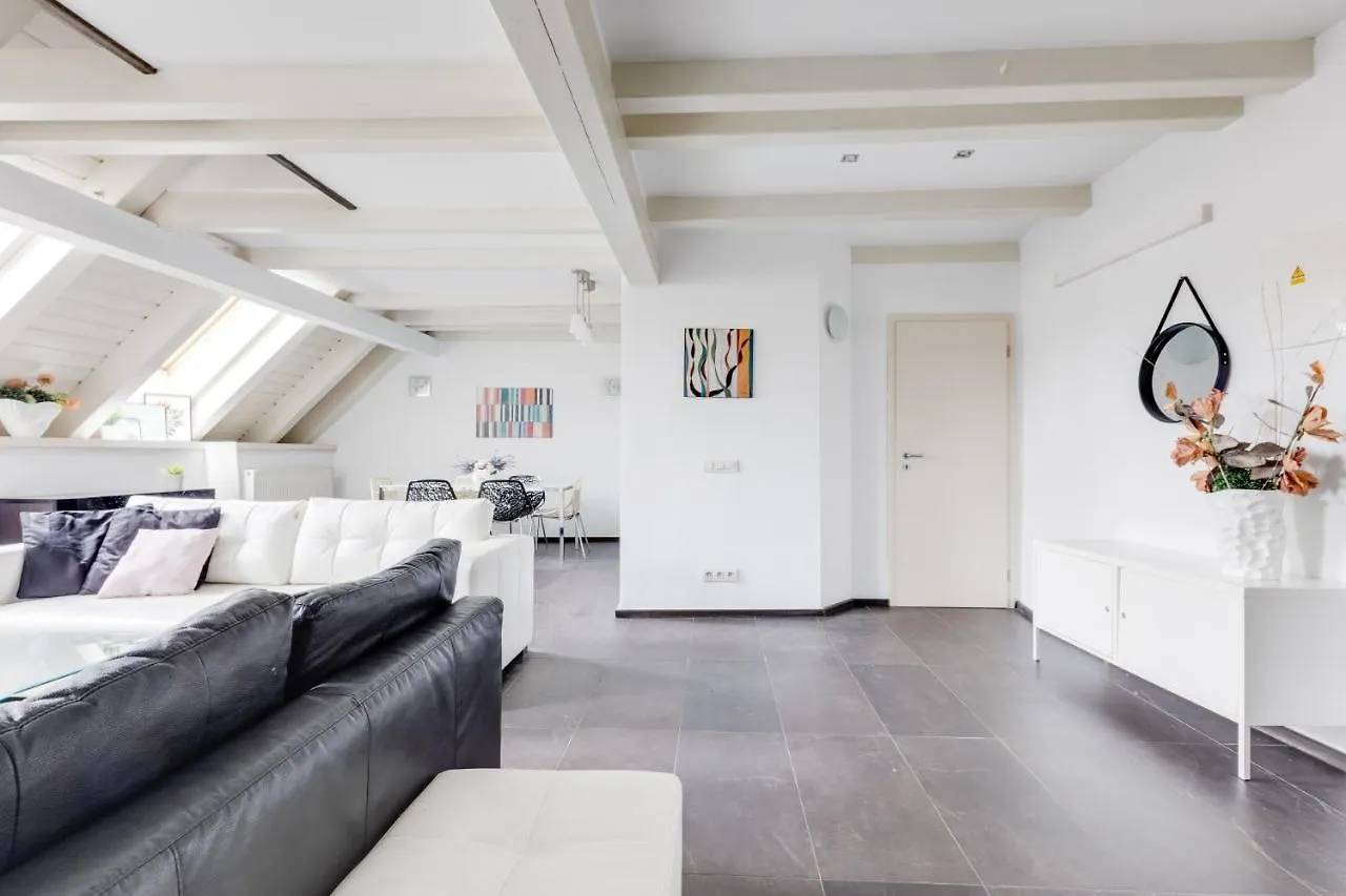 Spacious Stylish Attic In The Heart Of The Center - Karlovo براغ شقة